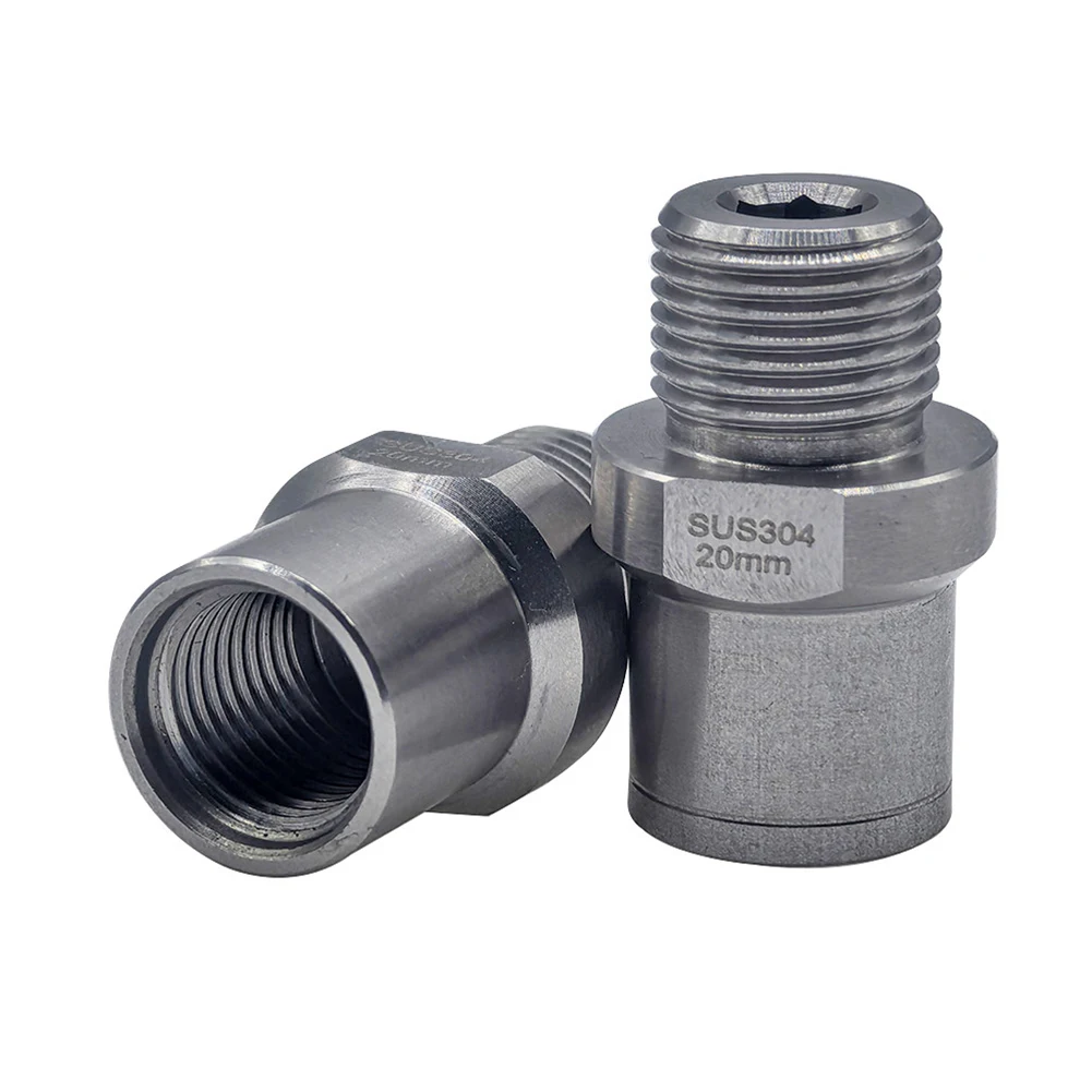 

Silver 304 Stainless Steel Fit For 9 16 Inch Cranks Component 1 2 Inch Pedals Silver Color Weight 58.7g Increase 20mm