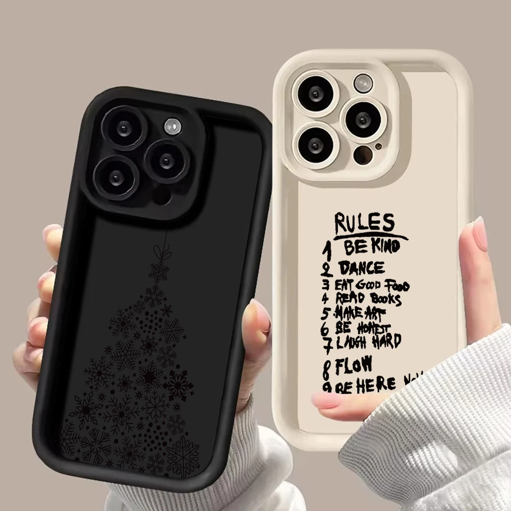 For iPhone 16 15 14 Pro Max 13 12 11  For iPhone XS Max X XR 7 8 Plus SE 2022 2020 Maximalist More Amor Por Favor Phone Cover