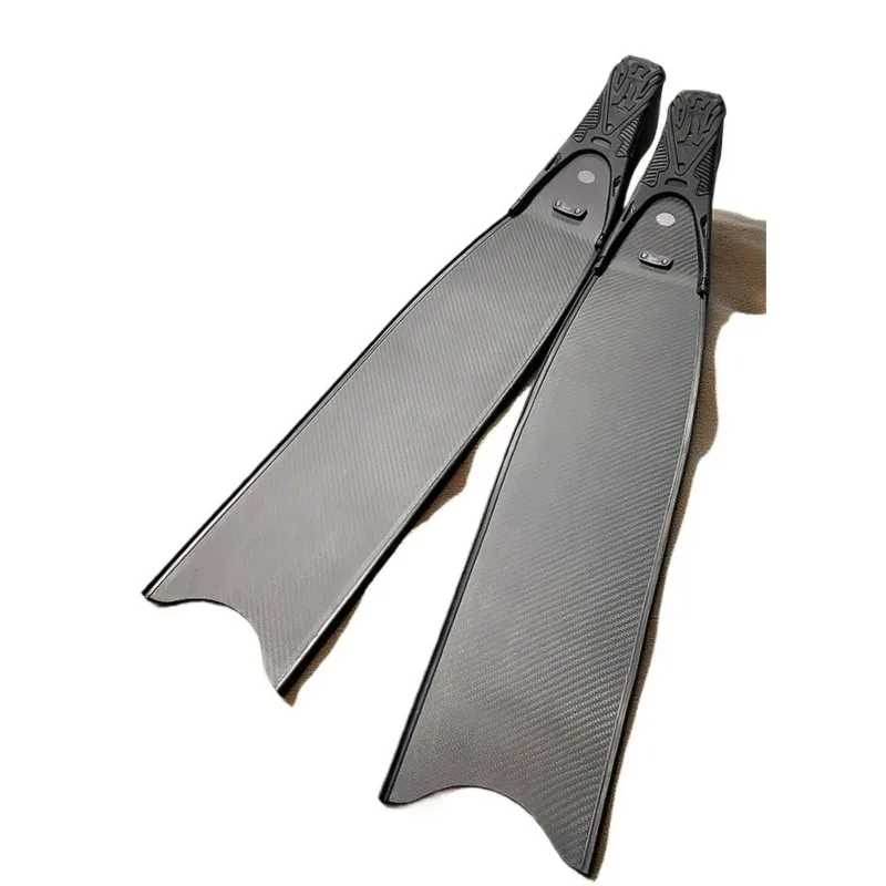 Free Diving Long Flippers   Pure Carbon Fiber Anti-slip Sleeve Type  New Type Of High Molecular Flippers