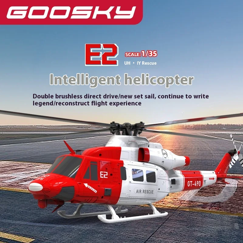 

GOOSKY E2 Remote-Controlled Helicopter Uh-1y GPS Intelligent Drone Model Realistic Aircraft Design Gift for Boys Toy & Hobbies