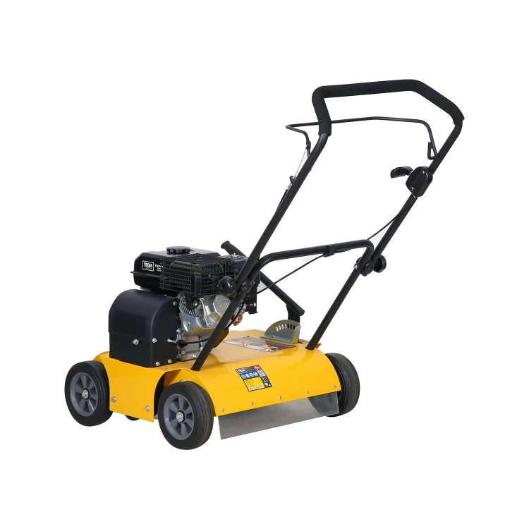 สภาพใหม่ Hand Push Lawn Scarifier Scarifying Machine เครื่องมือทําสวน