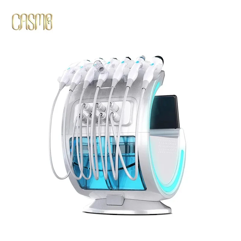 Aaccessory-Machine Hydro Faciale 7 Dét7 en 1, Analyseur Ultrasonique de la Peau, Rajeunir la Peau, DermDelhi, Oxygène