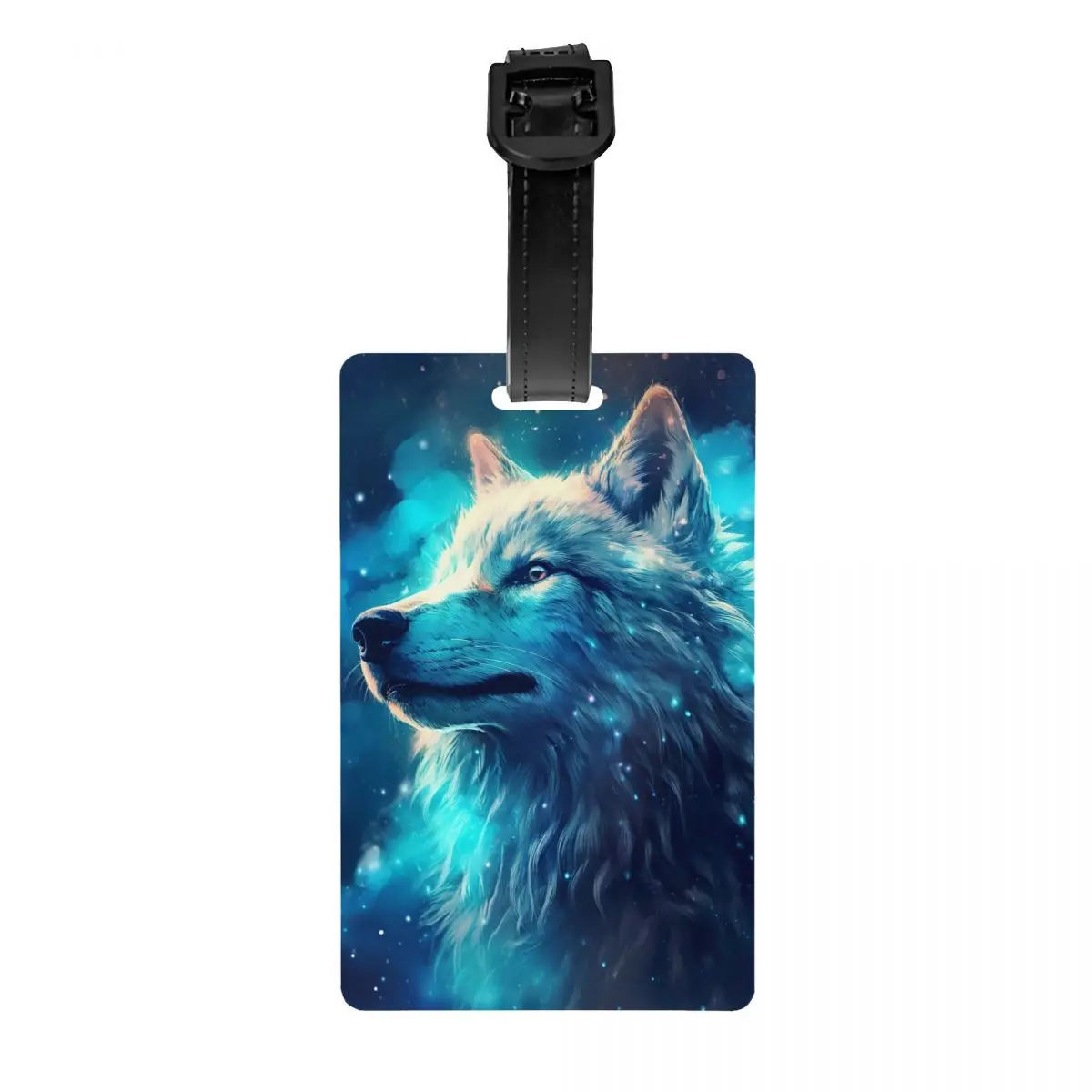 Custom Animal Wolf Luggage Tags for Suitcases Fashion Baggage Tags Privacy Cover ID Label