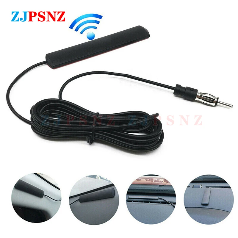 Universal Car Radio FM Antenna Auto Signal Amp Amplifier Marine Auto Vehicle Boat RV Signal Enhance Device Tool 3M Length