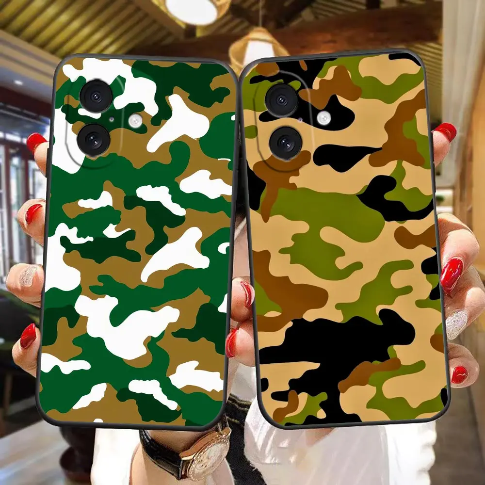 Camouflage Color Cover Phone Case For iphone Apple 17 17E AIR 16E 16 15 14 8 7 Plus 13 12 11 XR Pro Max SE4 Shell Funda Case view 2