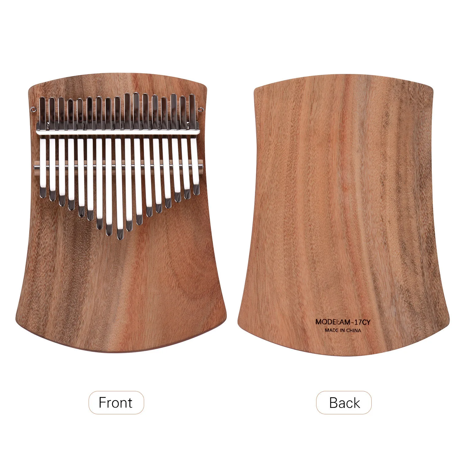 17-Kalimba C-Tone C-Tone بيانو الإبهام مع حقيبة حمل ، ملصق المقياس الموسيقي ، مطرقة الضبط ، إكسسوارات للمبتدئين