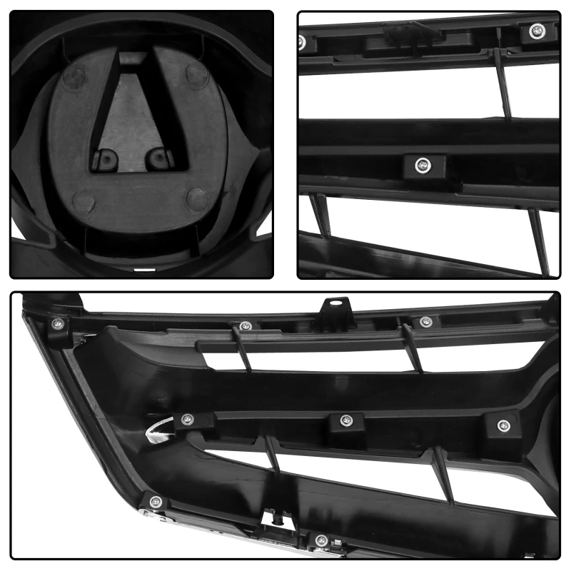 

Abs Abs цвет Acura Black Budget Бюджетная безопасная Высокое качество Новое качество для 2006 2007 2008 Acura TSX Решетка переднего бампера