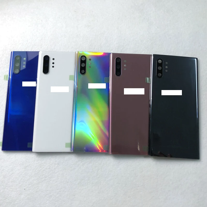 For Samsung Galaxy Note 10 N975 Note 10 plus Note 10 Lite NOTE10+  Battery Back Cover Door Housing +Camera Glass Lens Frame
