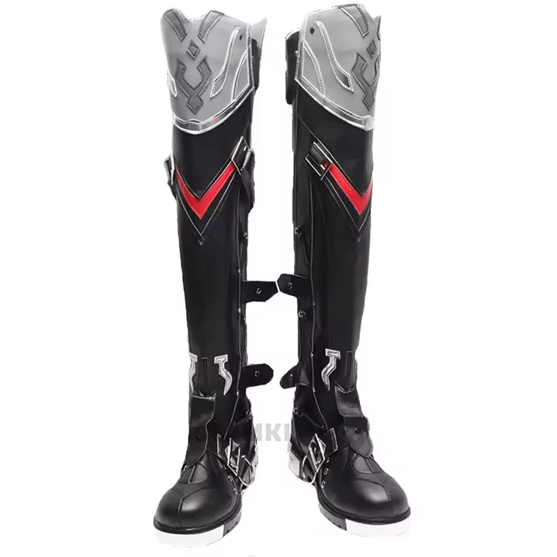 Jogos genshin impacto mais recente wriothesley cosplay sapatos botas fontaine role play halloween carnaval feminino masculino traje festa adereços