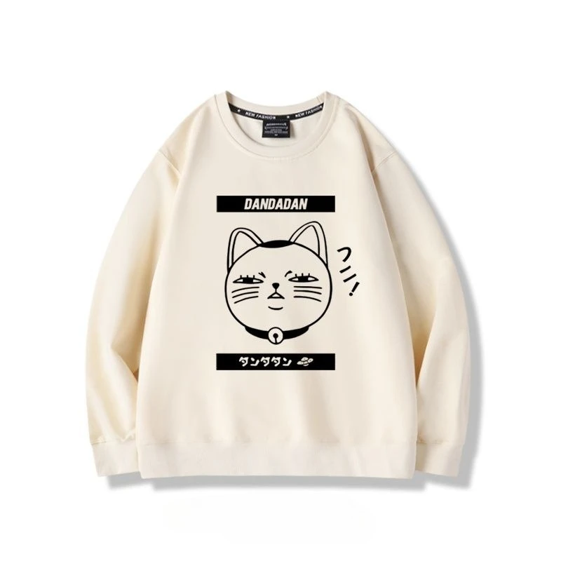 Anime Dandadan Character  Unisex O-Neck Top  Warm Comfortable Fashion Streetwear  Warm Comfortable Street Style Essential