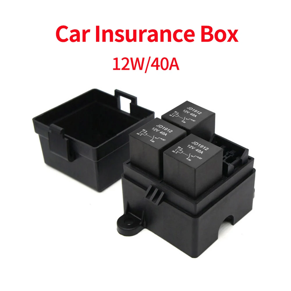 

Free combination Auto Car Truck 3 Way 40A Fuse Holder Relay Holder 4Pin 5Pin 12V ATO Blade Fuse Box Block Holder Case