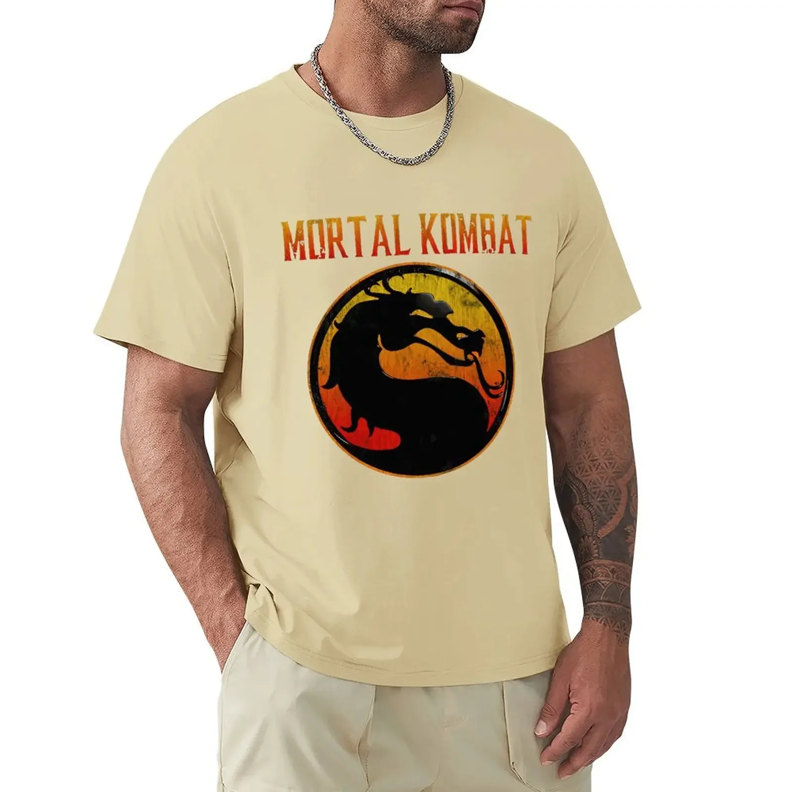 2024 Fashion Graphic Tshirts Cartoon Anime Vintage Mortal Kombat T Shirts Short Sleeve Casual Men 100% Cotton T-shirt Tee Tops