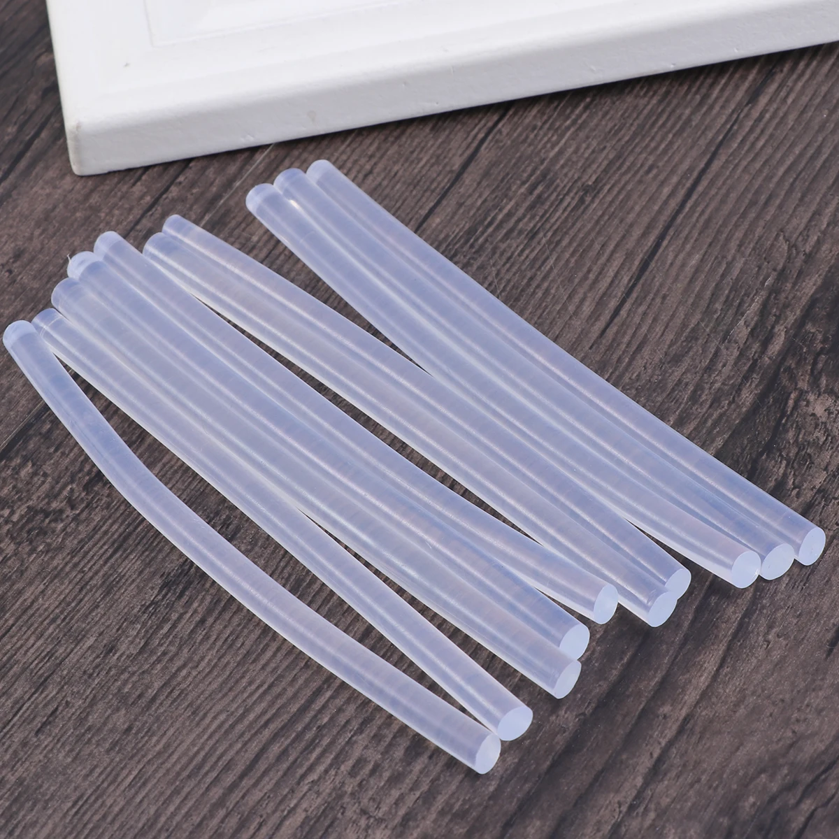 

10pcs Hot Melt Sticks High Temp Transparent Strong Adhesive DIY Repair Kit Fits Glue Guns Non-Toxic Flexible Durability Craft