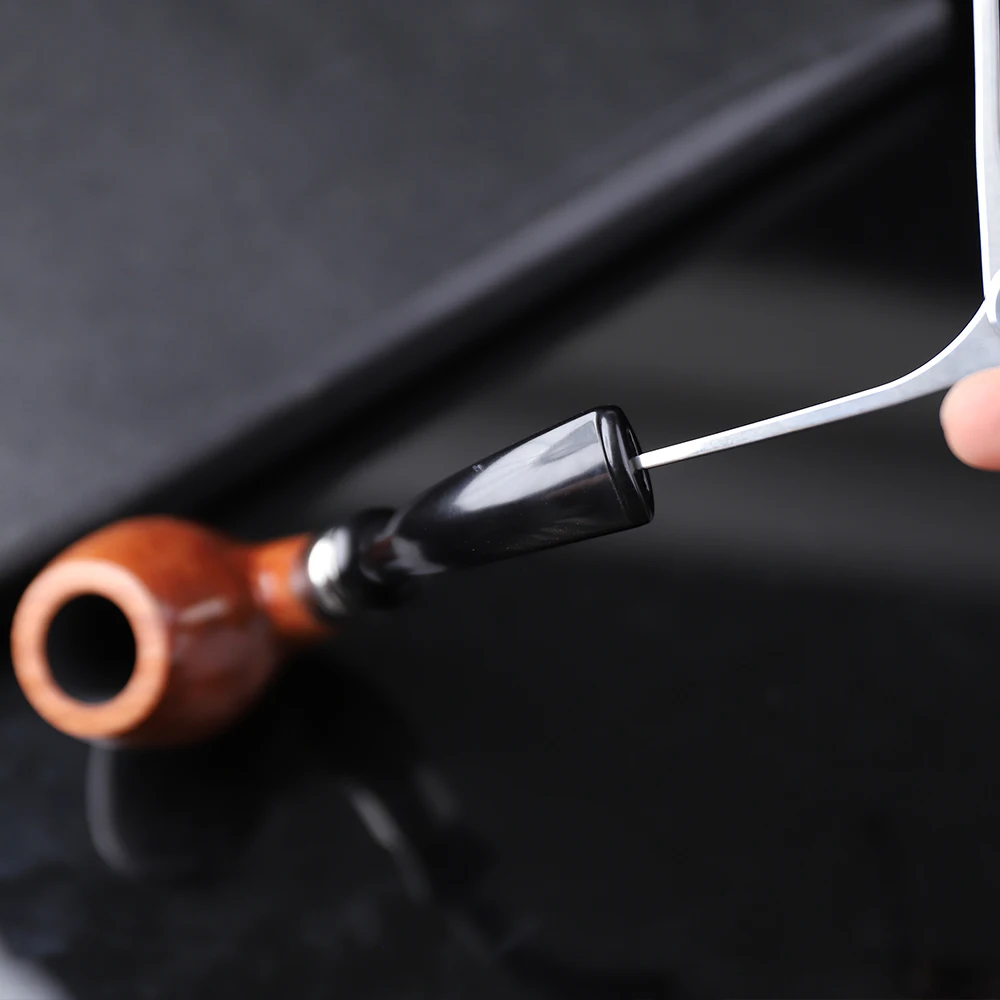 MUXIANG Tobacco pipe knife portable three-in-one pipe cleaning tool pipe press pipe flue cleaning accessories