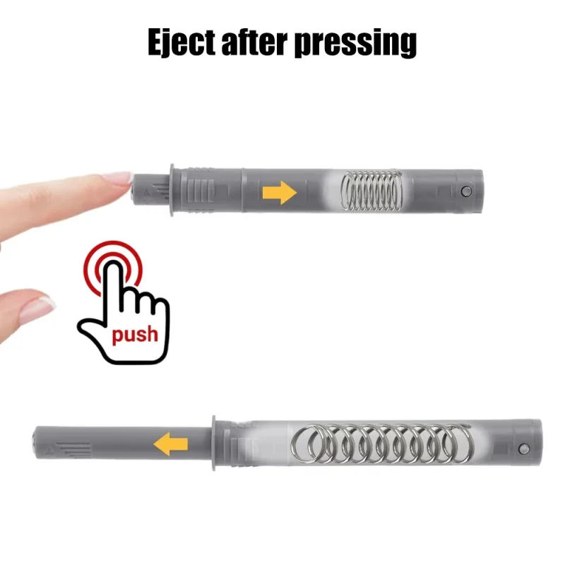 10PCS Rebounding Magnetic Drawer Latch Door Closer Furniture Hardware Cabinet Catches Door Stopper for Wardrobe/Kitchen Cupboard