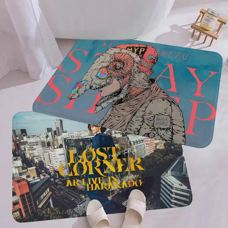 Singer Yonezu Kenshi Bathroom Mat Kids Room Bedroom Decoration Balcony Anti-Slip Doormat Living Room Welcome Rug