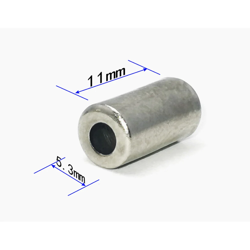 Silver Metal Shifter Riding Parts Bicycle Mountain Bike Cable Caps Cycling Accessories Cord End Covers Brake Line Cap