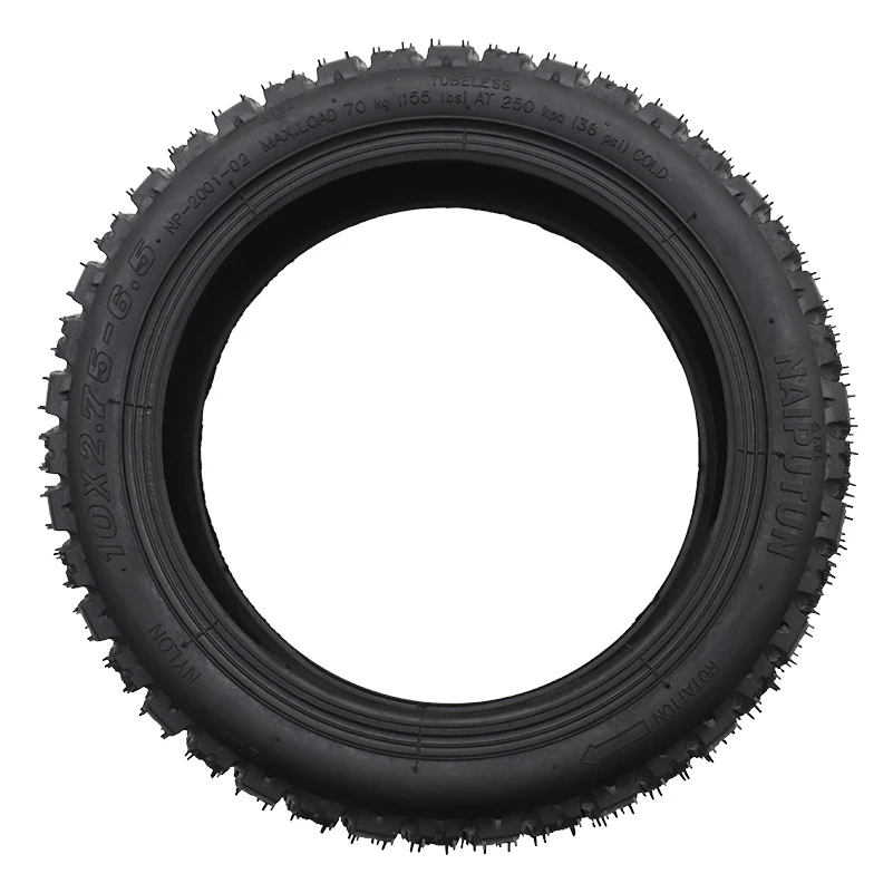 10x2.75-6.5 Tubeless Off-road Tire 10x2.70-6.5 Tyres for Ninebot MAX G30 G30P Speedway 5 DT 3 Electric Scooter Spare Wheel Parts