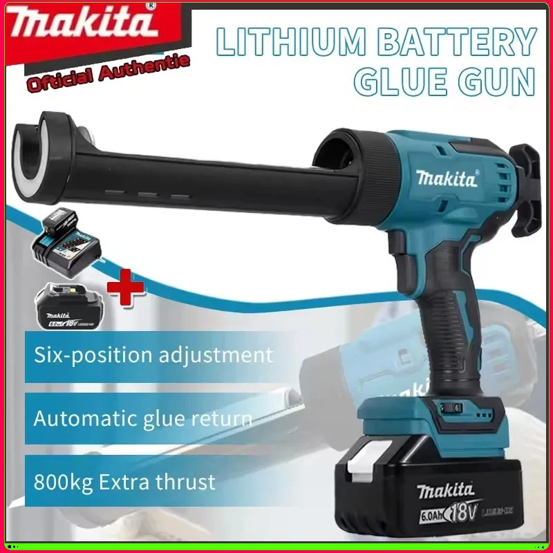 

Makita Electric Glass Glue Gun Cement Glass Adhesive Glue Seal Sealant Tool Wireless Glass Doors Windows Filling Sewing Gun