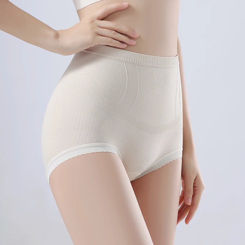 Weiche Unterwäsche für Frauen Plus Size Höschen Set Pack Bauch Reduzierhöschen Damen Dessous Sexy Slips Damen Lady Triangular