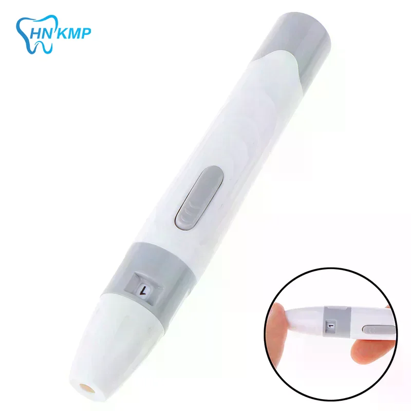 Lancet Pen Lancing Device for Diabetics Blood Collect 5 Adjustable Depth Blood