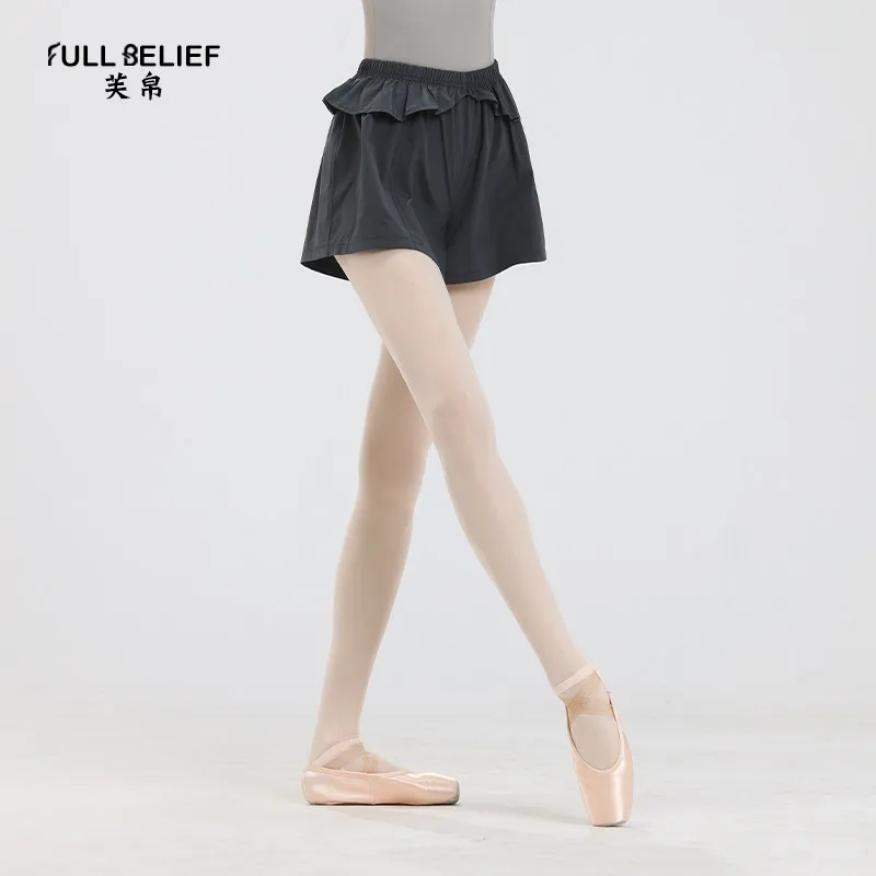 customized-adult-women's-ballet-dance-costume-sauna-sweatpants-chinese-ethnic-classical-dance-wear-practice-short-long-pants