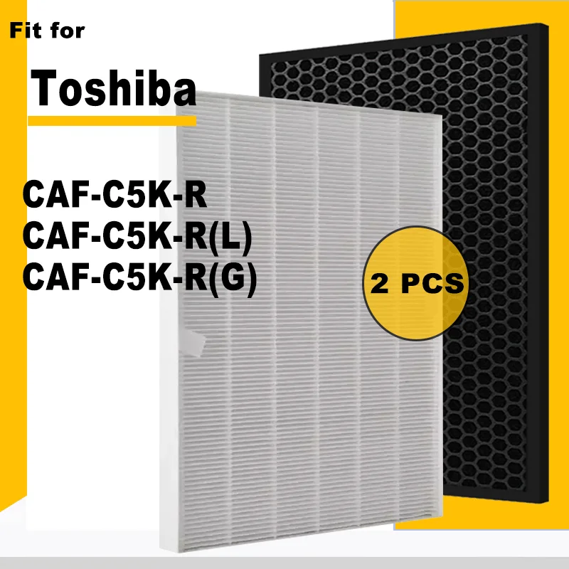 

Replacement HEPA Activated Carbon Filter for Toshiba Air Purifier CAF-C5K-R CAF-C5K-R(L) CAF-C5K-R(G)