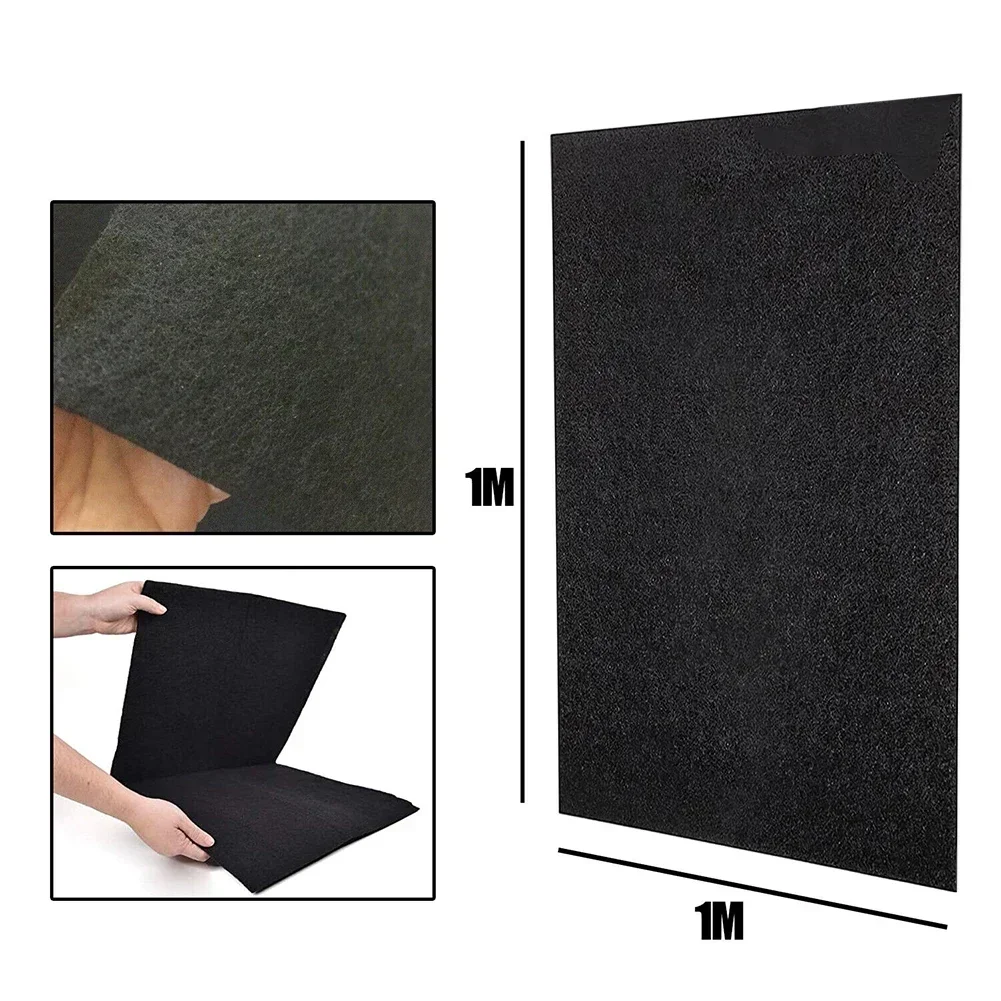 Parts Carbon Filter Cooker Hood Charcoal Rangehood Sheet Extractor Carbon Filter Activated Carbon Filter Sponge Easy To Use