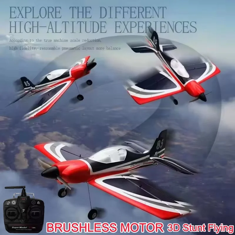 RC Plane 580MM Fixed Wing Glider 5CH 3D/6G Remote Control Aircraft 2.4G Brushless Motor Fighter Model Toys RC Plane Gift For Kid
