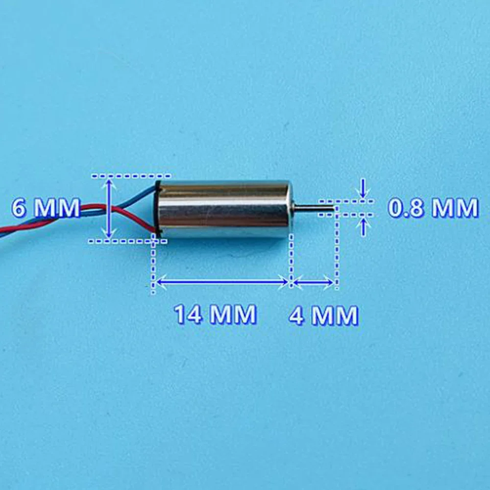 DC 4,2 V 54500 U/min 614 Kernloser Motor Hochgeschwindigkeitsstarker NdFeB-Magnet Großes Drehmoment Kleine RC-Drohne Quadcopter Flugmodellbau