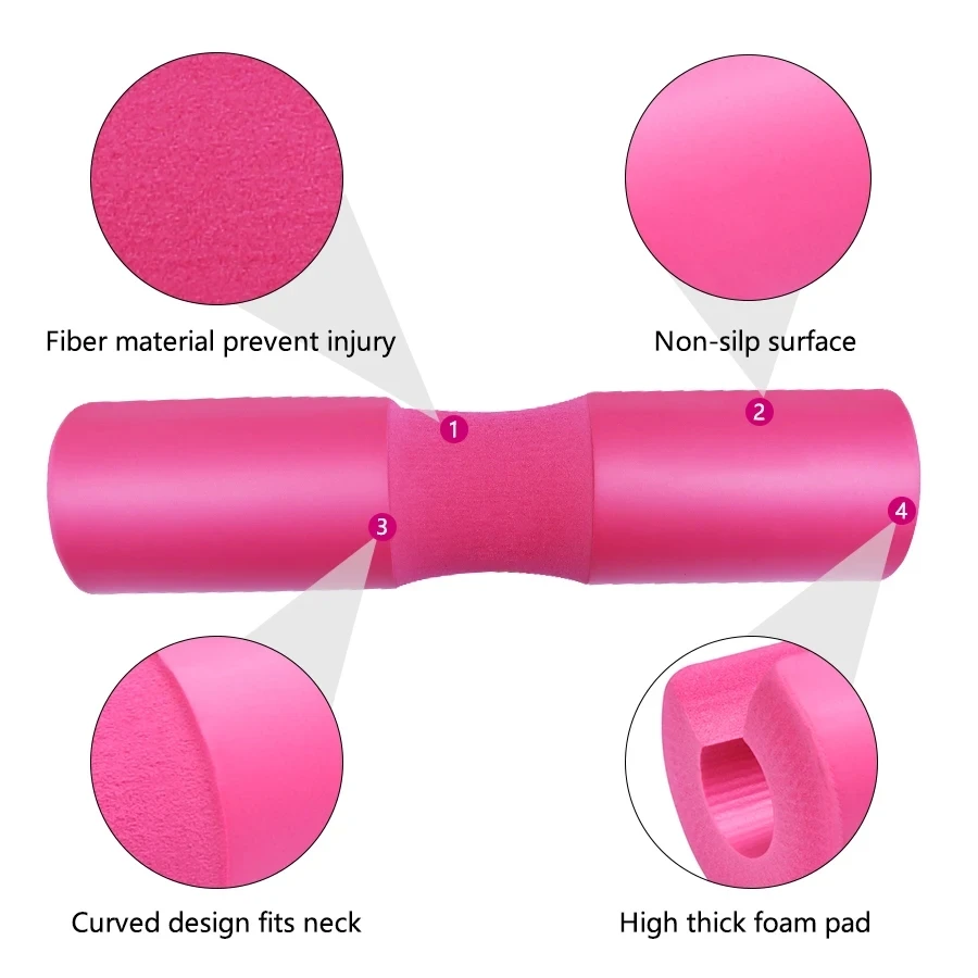 3 in 1 Fitness Ankle Straps Hip Band Set Foam Barbell Pad With Carry Bag Gym Exercise Resistance Workout Bodybuilding Equipment