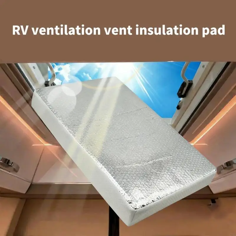 M76E Dachfenster-Entlüftungsabdeckung für Wohnmobile, robuste Aluminiumfolien, Wärmedämmabdeckung für effektiven Sonnenschutz – Detail 8