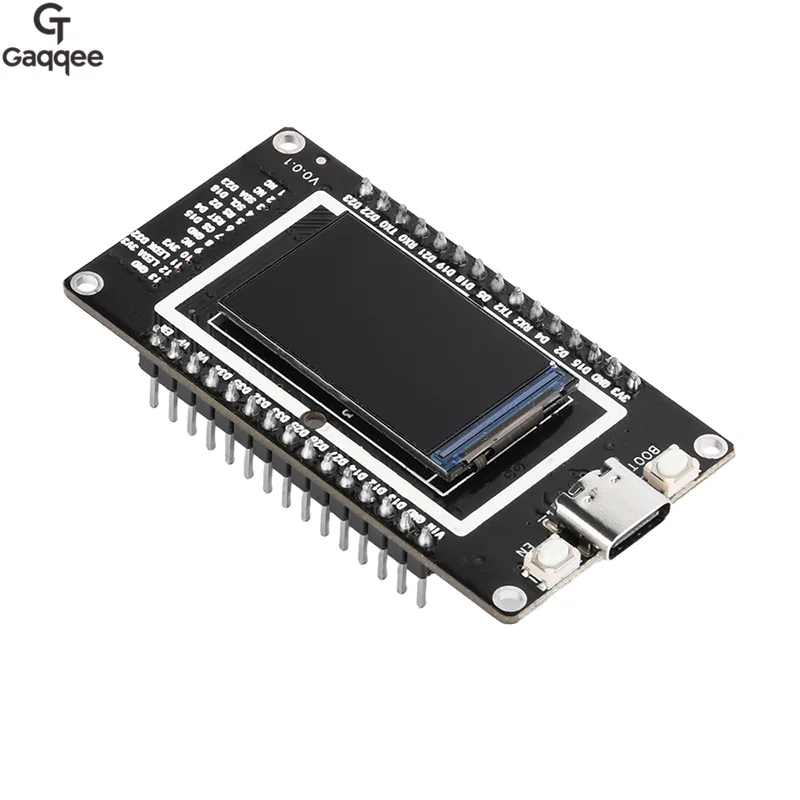 1,14-дюймовый 1,9-дюймовый ЖК-экран ESP32, плата разработки Wi-Fi Bluetooth, встроенный модуль Type-C