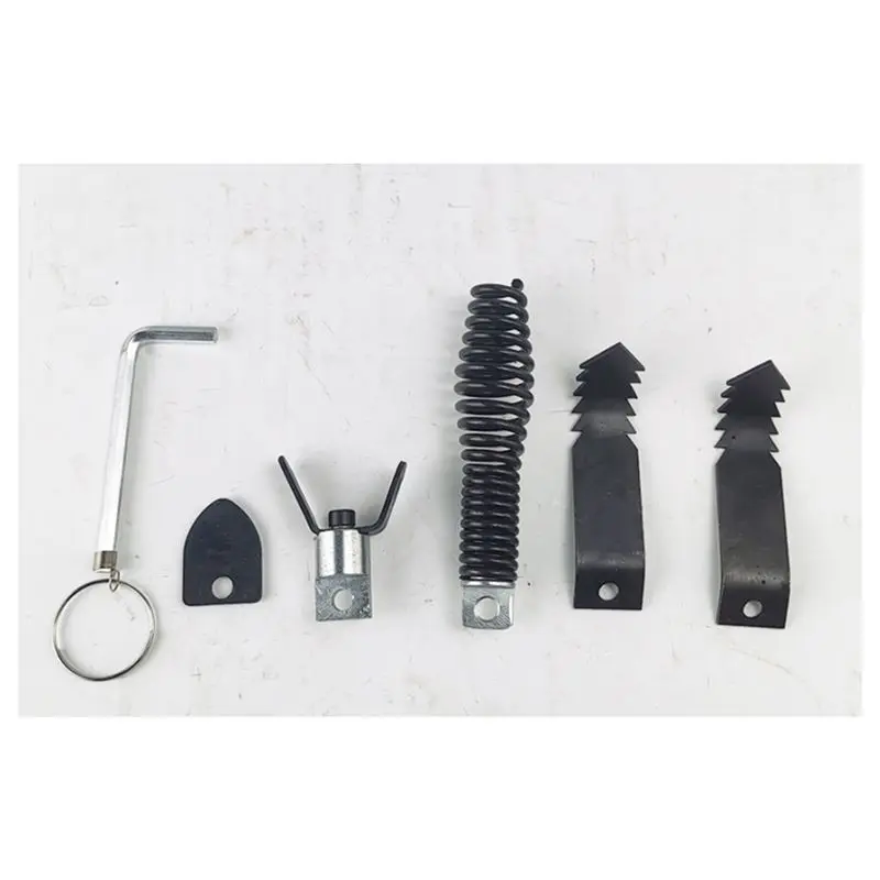 -[33A Tvdae] 1Set Drain Cleaner Drill Attachment, Drain Cleaner Combination Cutter-Head Set For Pipe Drain Cleaner Machine