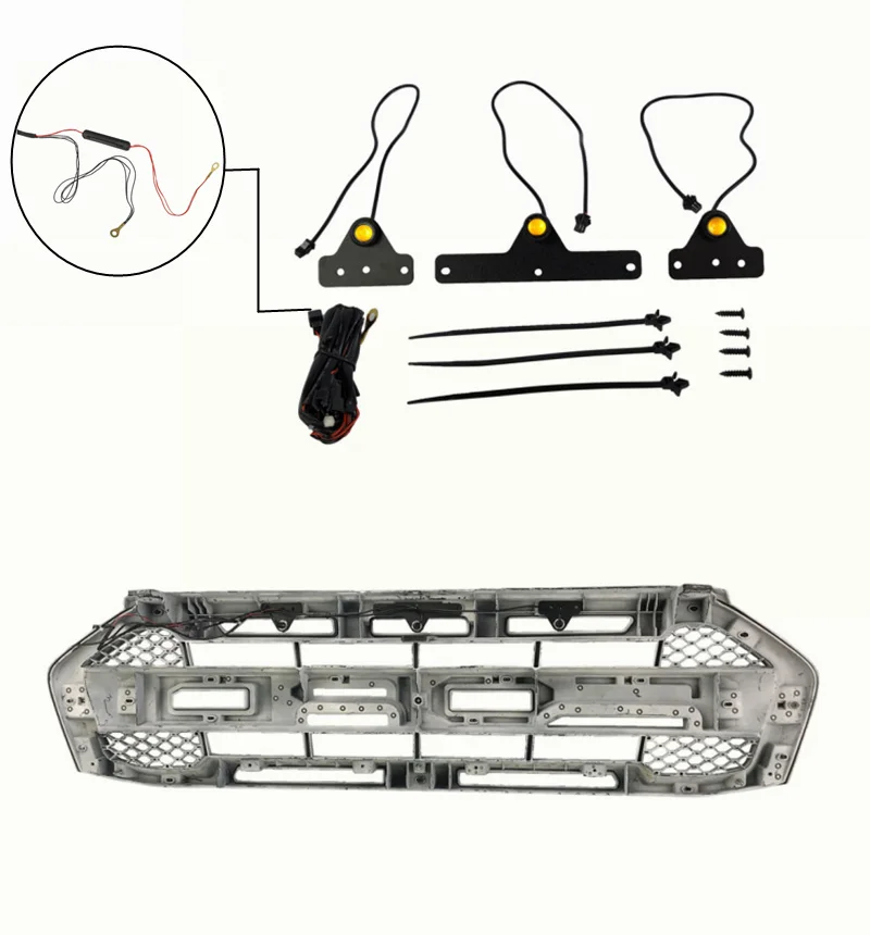 LED Light Kit Fit For FORD RANGER RAPTOR 2019-2021 GRILLE (For Original Grille)