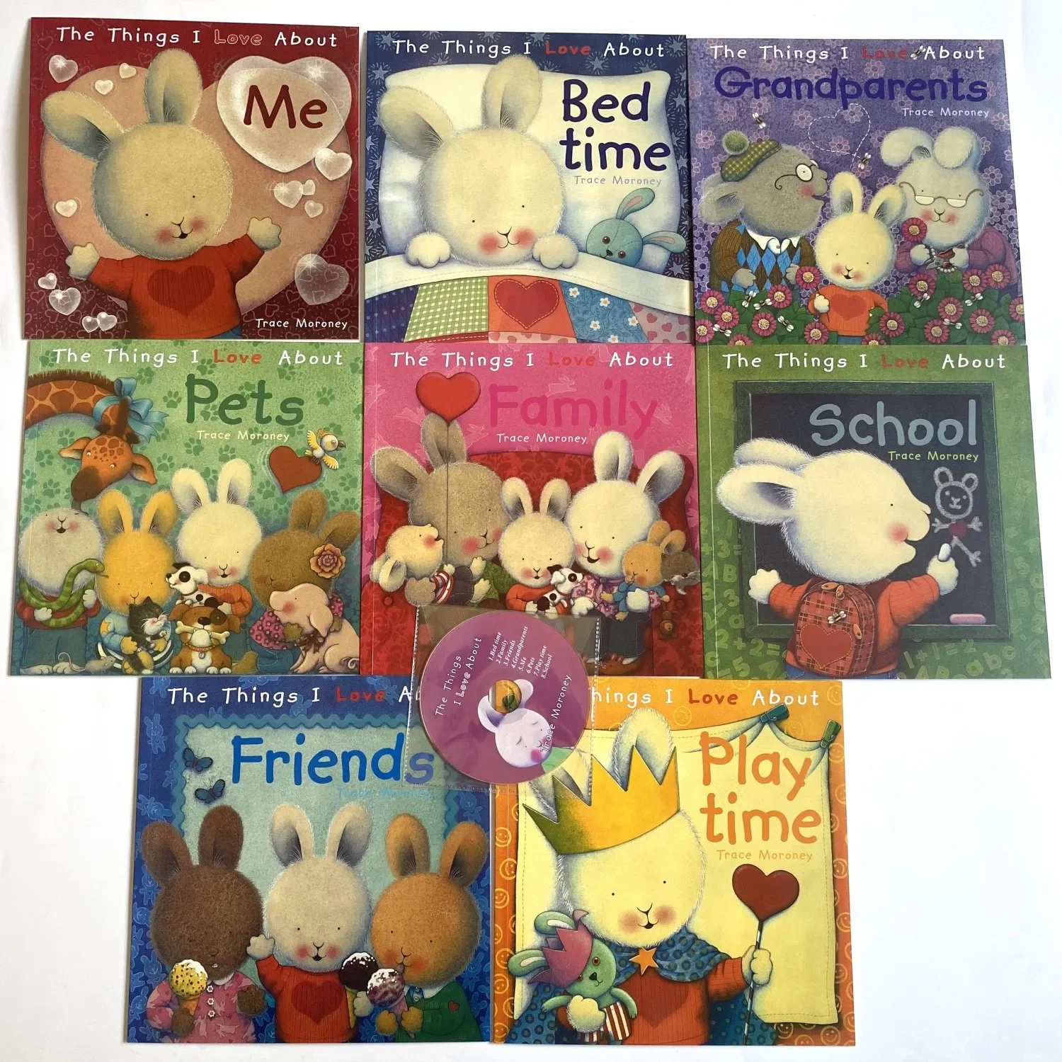 

The Things I Love About MAO MAO Rabbit Children's Emotion Management 8 Volumes