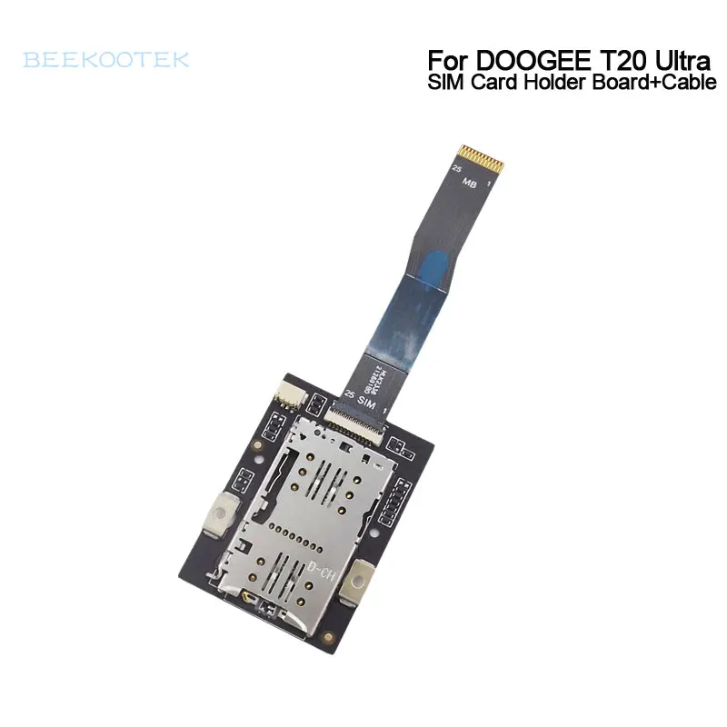 

New Original DOOGEE T20 Ultra SIM Card Holder Board With Transfer Cable Flex FPC Accessories For DOOGEE T20 Ultra Tablet