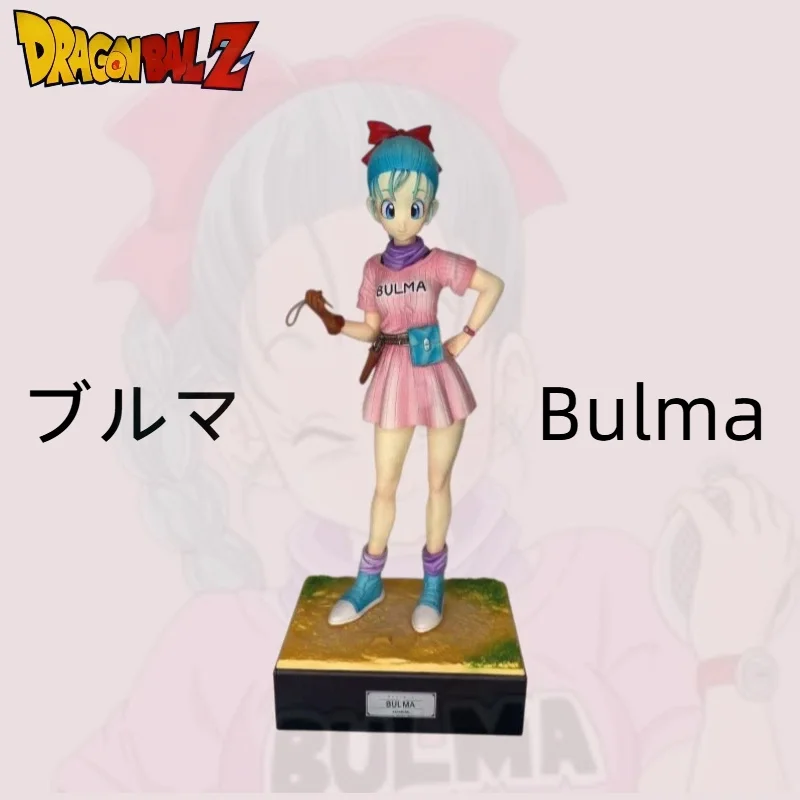 

Фигурка Бульмы из Dragon Ball в детстве, стоящая, аниме-статуэтка из ПВХ с подставкой, настольное украшение, коллекционный подарок для фанатов аниме