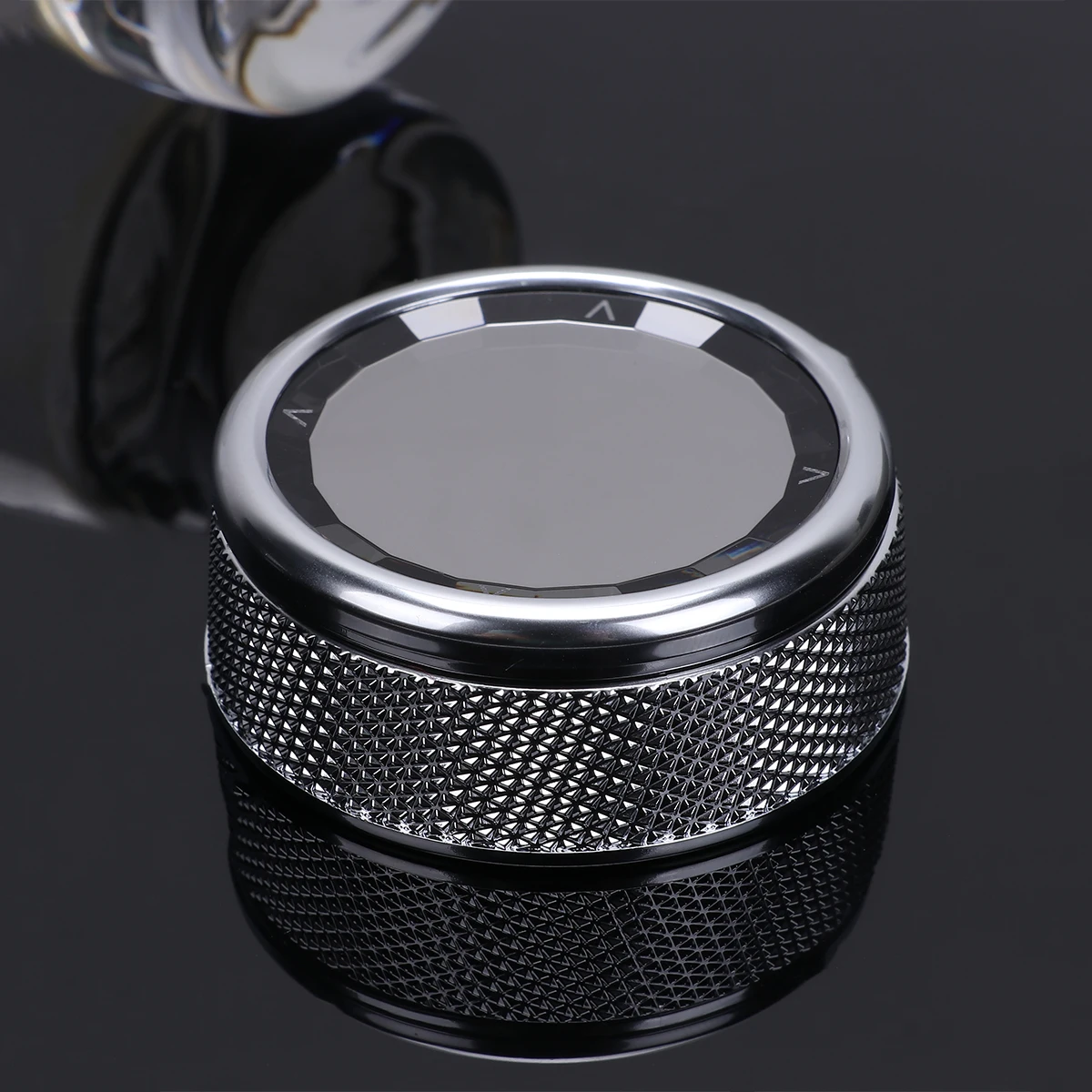 

Car Creative Multimedia Knob Covers Modified Replacement Decorative Multimedia Knob Key Compatible for X1 X3 X5 X6 (7 Keys