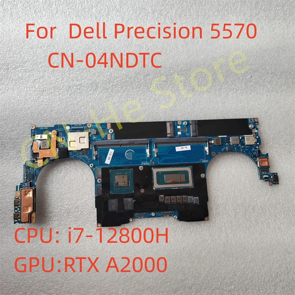 

Для Dell Precision 5570 CN-04NDTC 4NDTC материнская плата i7-12800H RTX A2000 DDR5 100% работает отлично