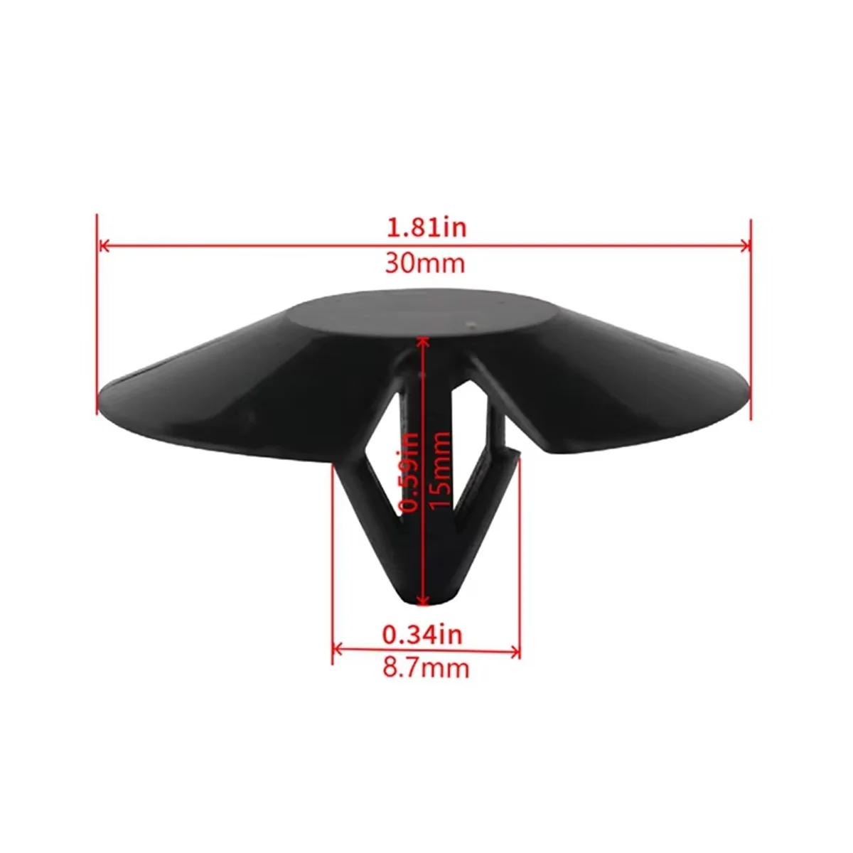 10/20/50 قطعة مثبتات سيارات من النايلون مناسبة لشاحن دودج دورانجو تشالينجر دارت كرايسلر باسيفيكا رام جراند شيروكي #6