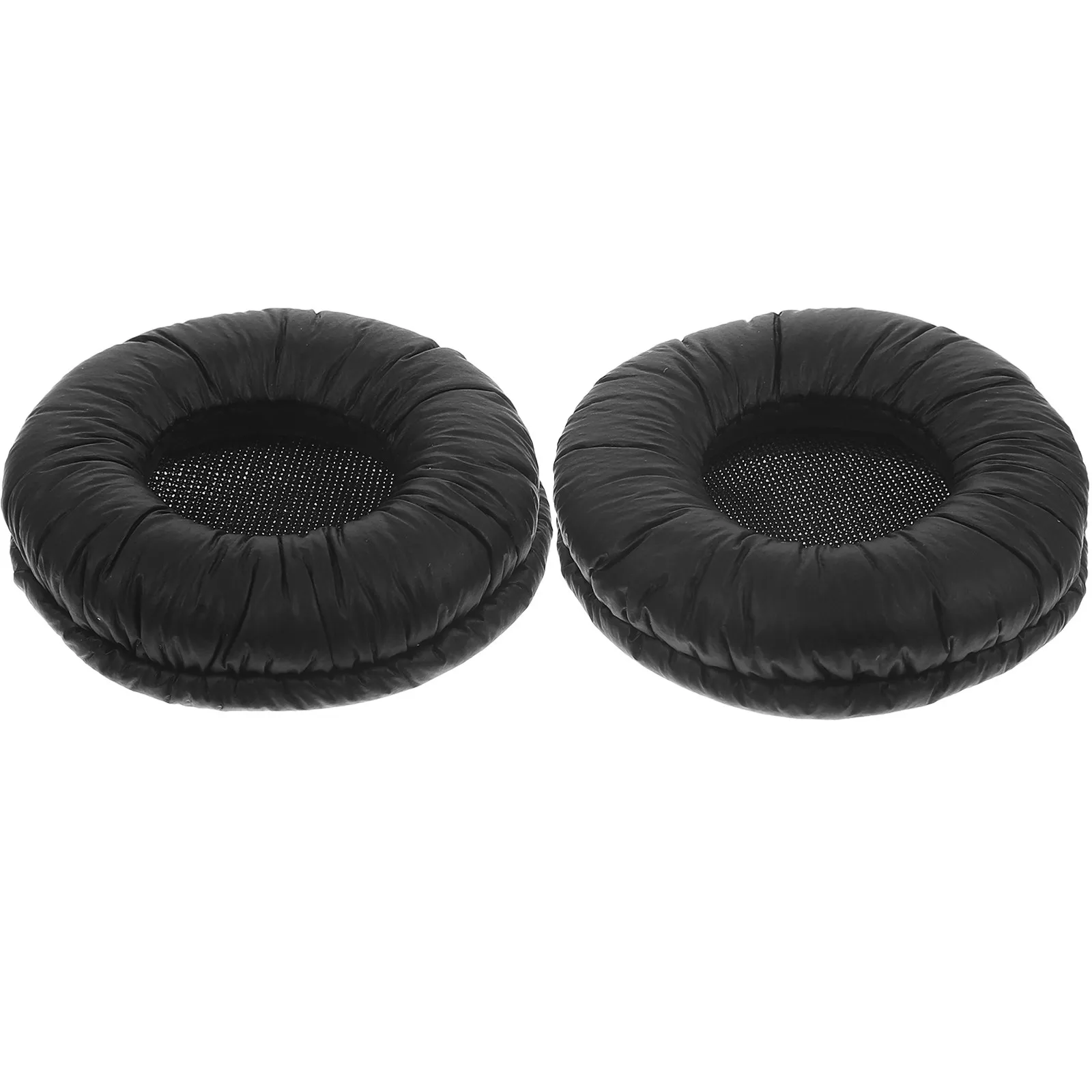 2Pcs Headphone Ear Cushions Replacement Soft Breathable PU Sponge Pads Fit 50Mm Over Ear Headphones Headset Protective Covers