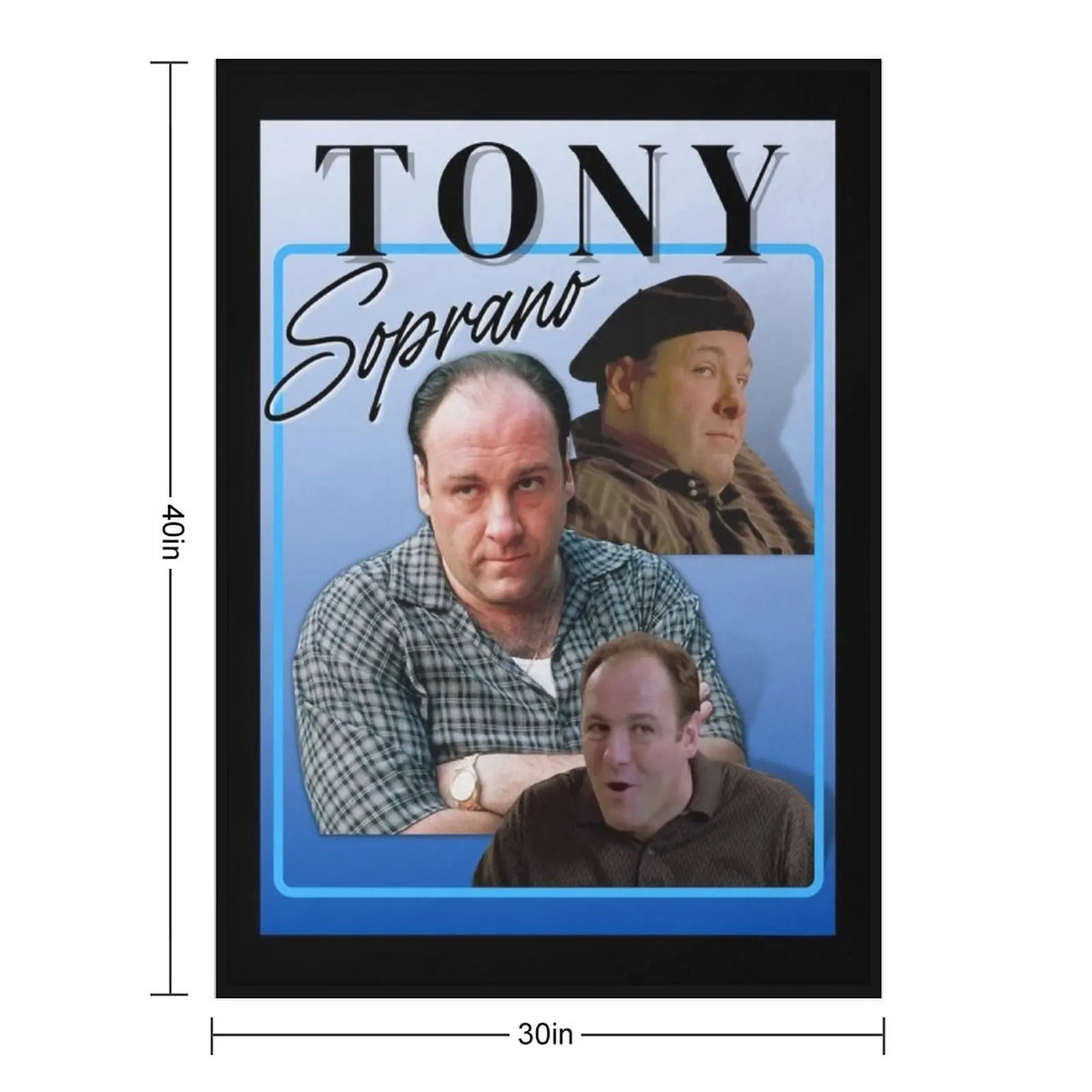 Tony Soprano Classic Throw Blanket for winter Warm valentine gift ideas Beautifuls funny gift Tourist Blankets