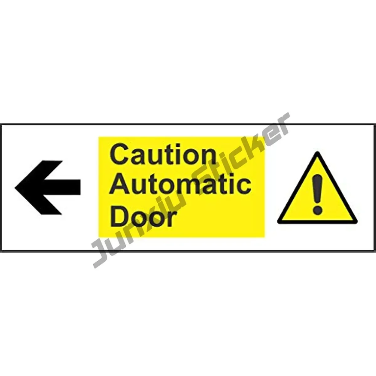 Warning Automatic Door Caution Work Decal Do Not Touch Sticker Car Notice Window Sign Stickers for Van,Taxi,Ride Decor