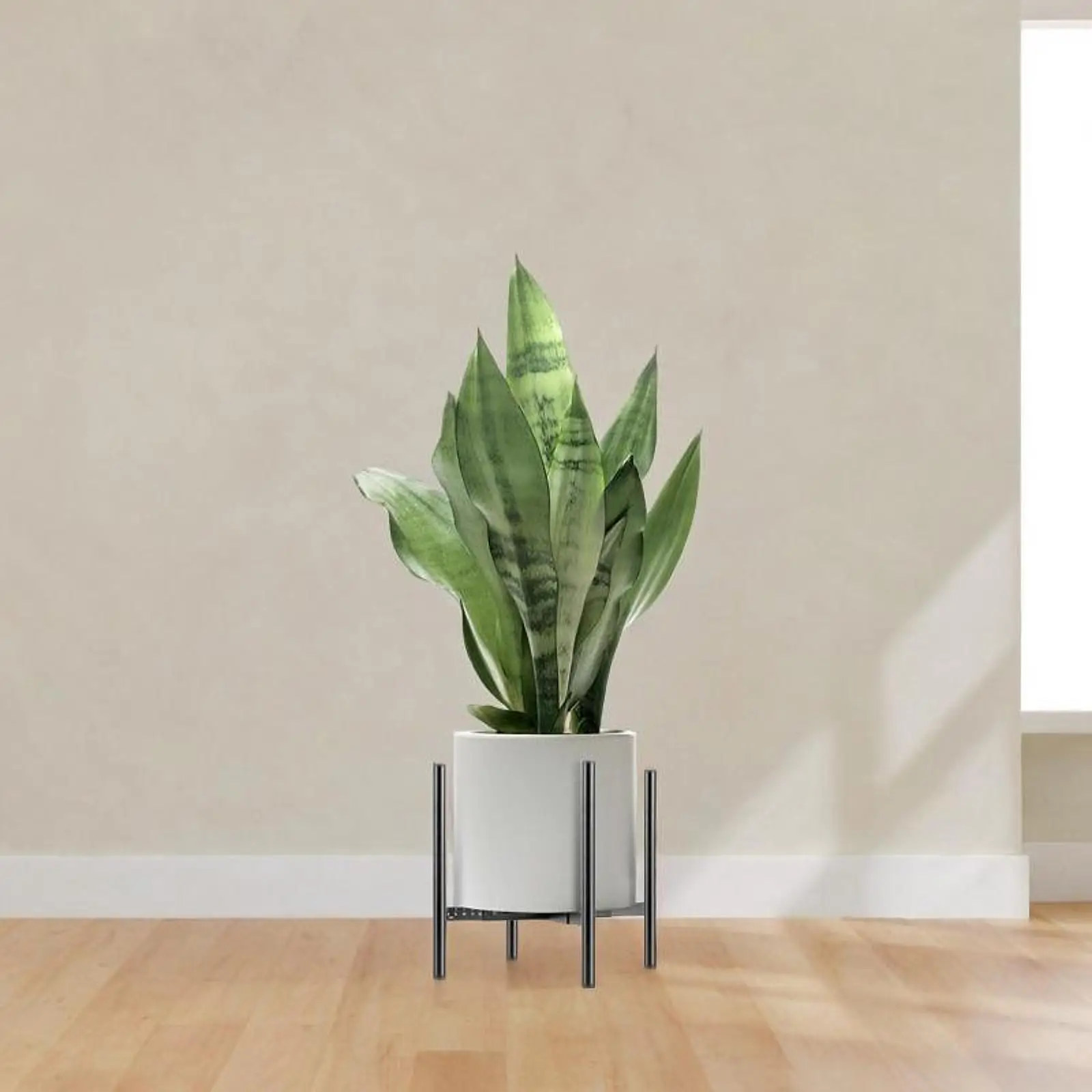 Retractable Metal Plant Stand Strong Load Bearing Stable Support Storage Rack for Garden Yard Indoor Outdoor Office Living Room