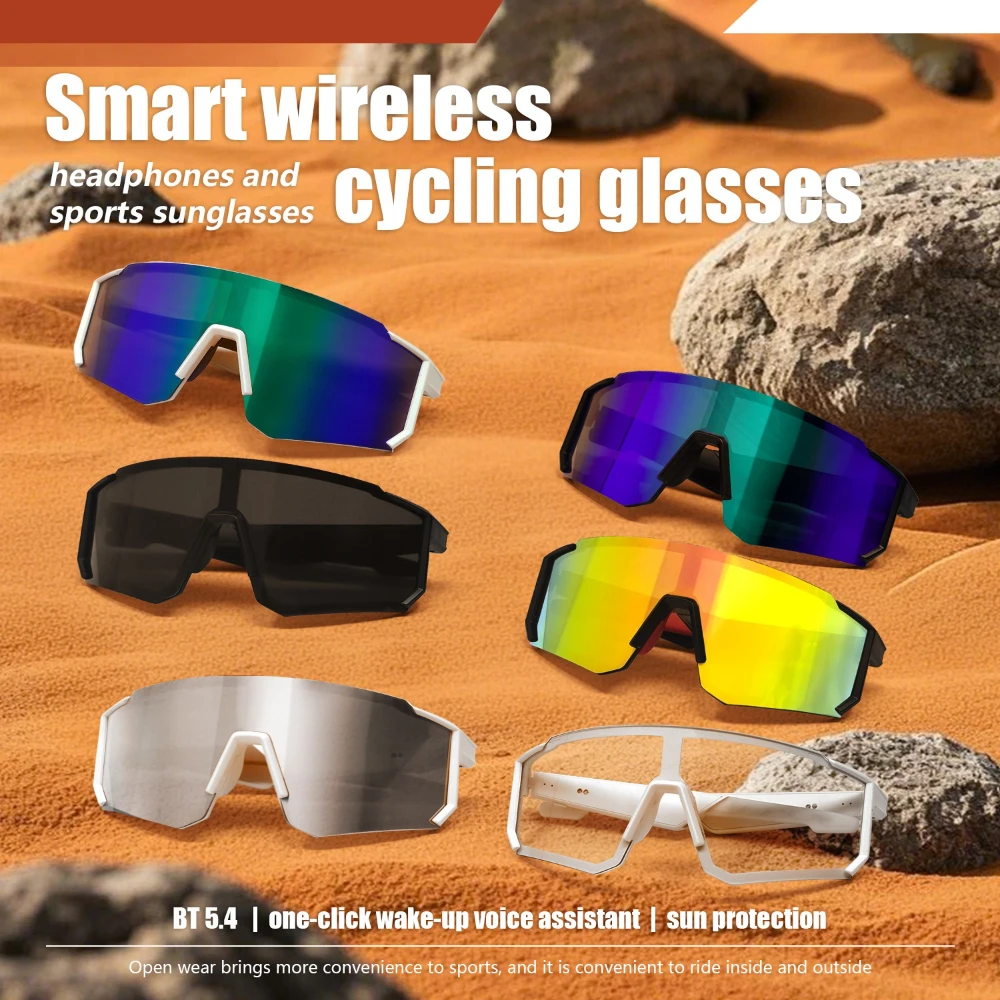 

QYPro1 Bluetooth Smart Glasses AI Intelligent Translation Sunglasses Voice Remote Control Music Eyewear Waterproof Eyeglasses
