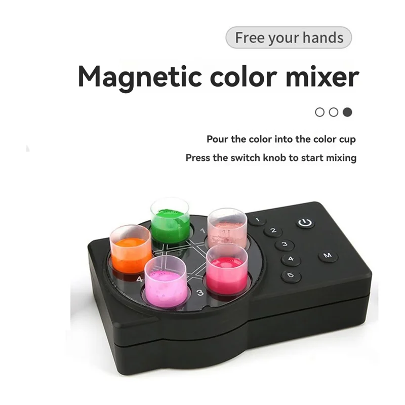 -A14E Tattoo Ink Pigment Stirrer หมึกไฟฟ้าผสมเล็บขนตากาวและภาษาโปลิชคําผสม Lab Vortexer สําหรับหลอด