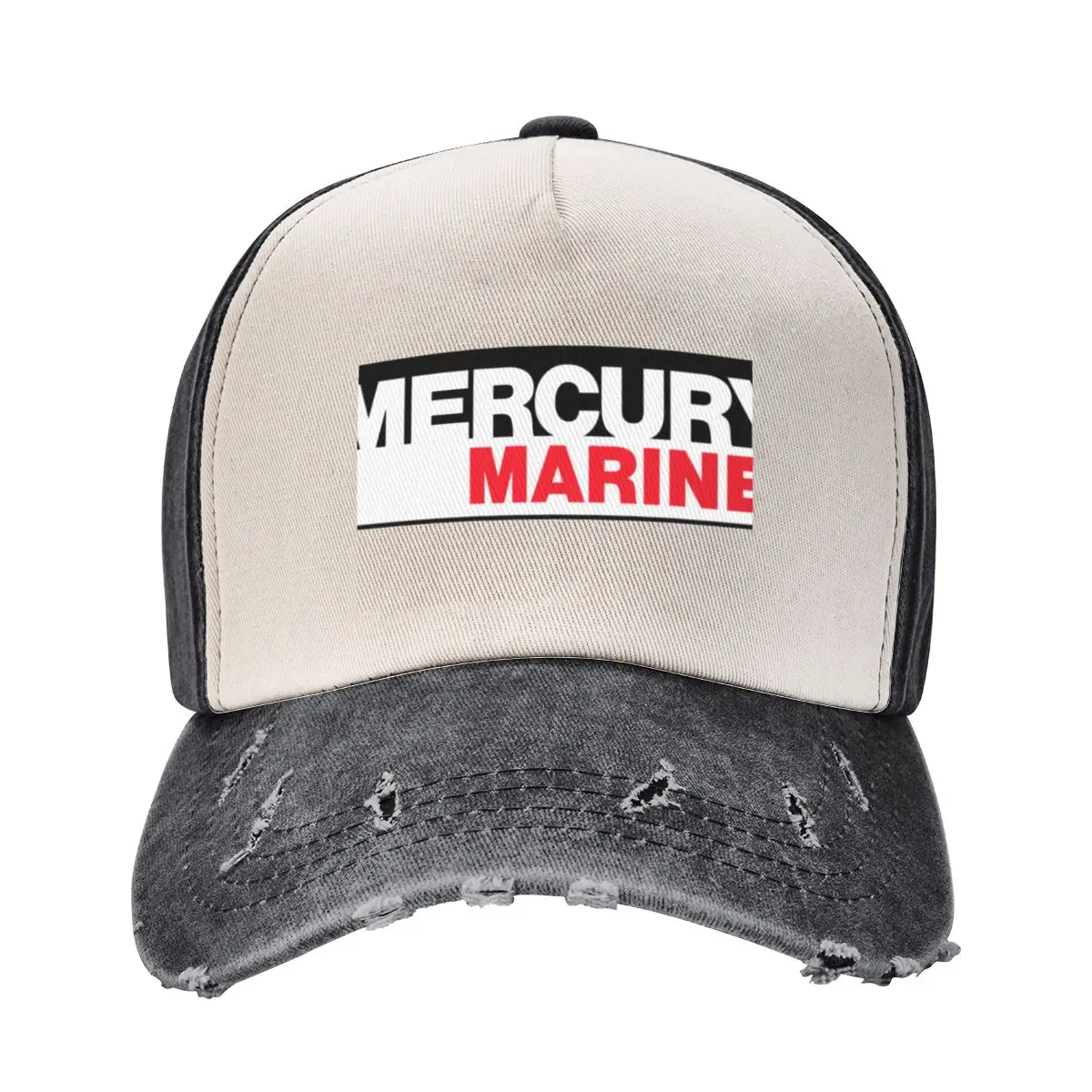 Homens clássico Kekhaefer Mercury Marine Outboards logotipo boné de beisebol, chapéu de aniversário da menina, novo, anos 80