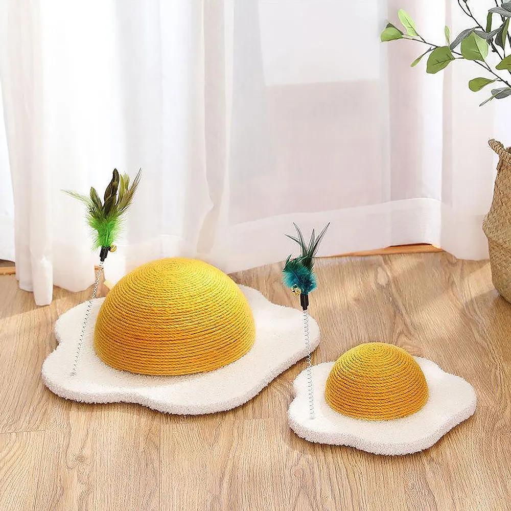 

Когтеточка для кошек, яичная серия, кошачья игрушка, кошачья удочка, игрушка, яичный желток