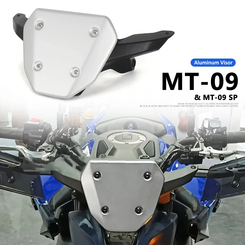 

Motorcycle Accessories New Windshield Wind Deflector Windscreen Fairing For YAMAHA MT09 MT-09 mt-09 MT 09 SP 2024